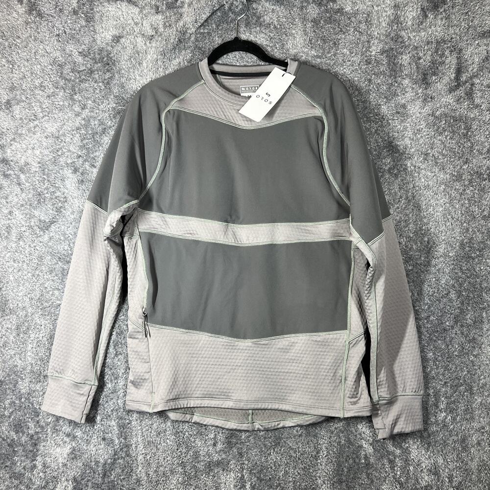 OROS Shirt Mens Medium Gray Solarcore Long Sleeve Thermal Pullover Base Layer